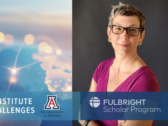 Map and portrait image