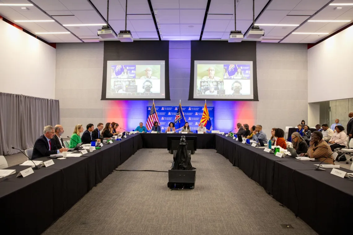 Members of the USDA Equity Commission meet on the UArizona campus Members of the USDA Equity Commission meet on the UArizona campus